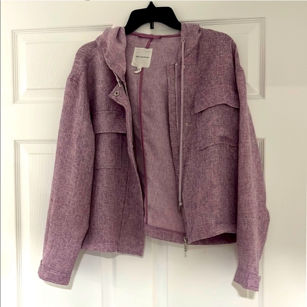 Aveo Les Purple Button/Zipper Jacket